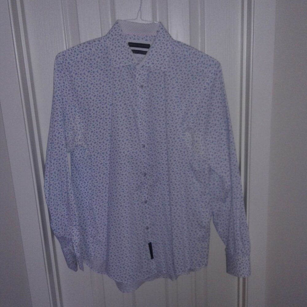 Report Collection blue flowered shirt